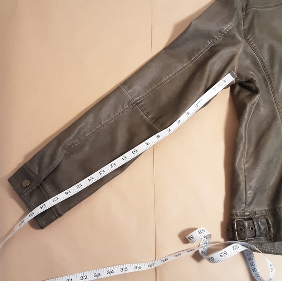 Faux leather XL combat jacket - Picture 6 of 13